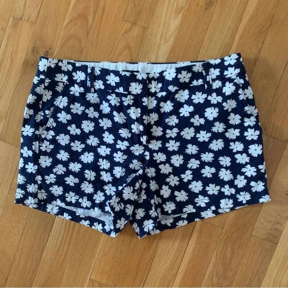 J. Crew Floral Chino Shorts